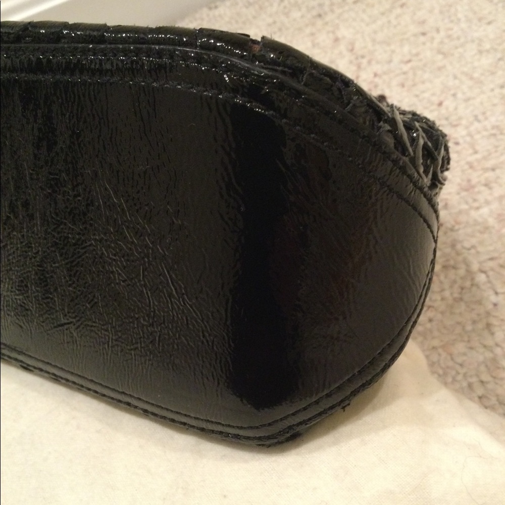 Cole Haan black patent satchel - Picture 9 of 14